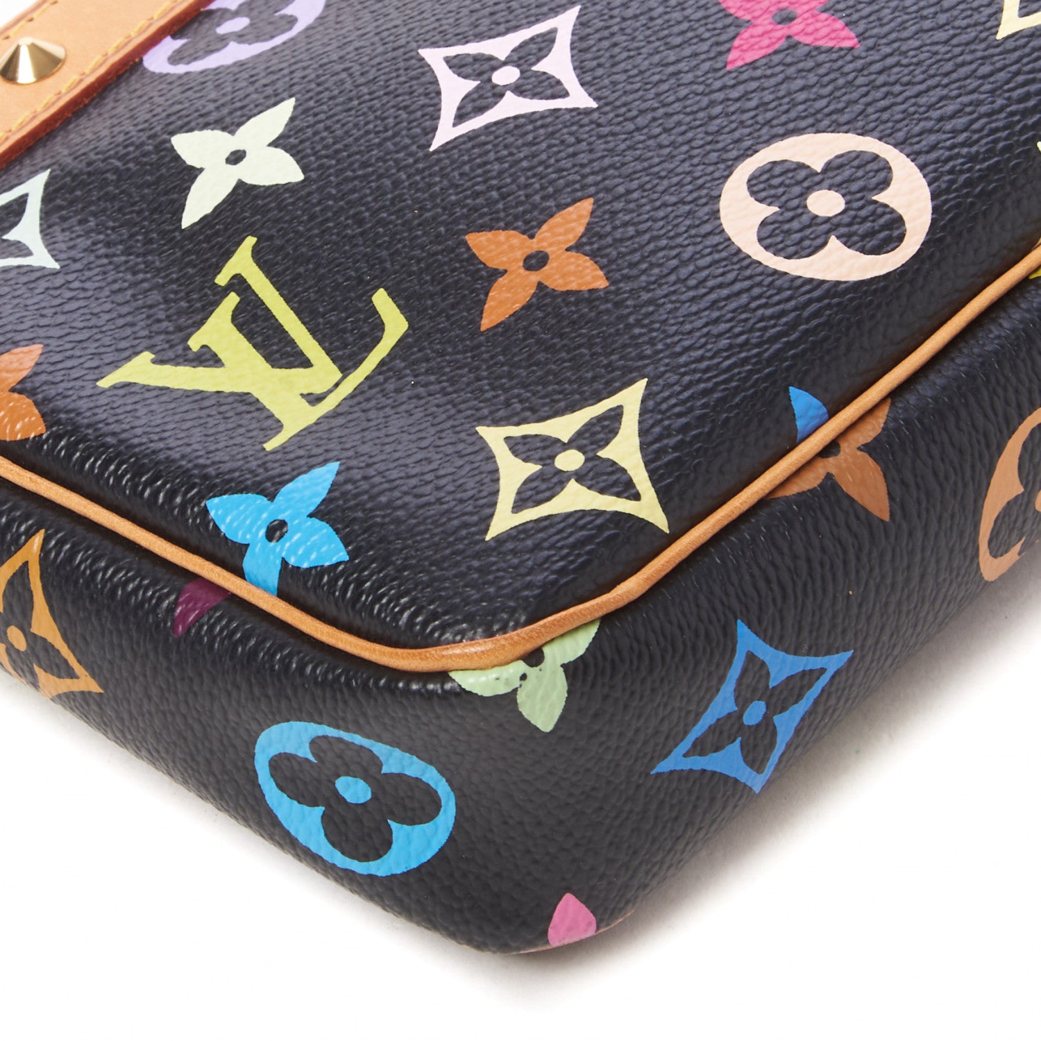 Louis Vuitton Monogram Multicolor Pochette Accessories Black 5 of 8