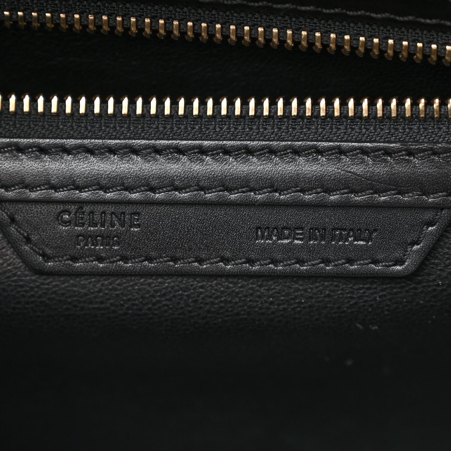 Celine Pony Hair Smooth Calfskin Micro Tri-Color Luggage Pistachio Black 6 of 12