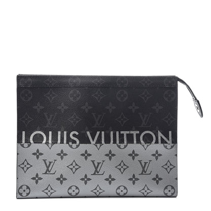 Louis Vuitton Monogram Eclipse Split Pochette Voyage MM 1 of 7