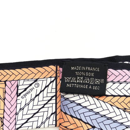 Hermes Silk Tresses H Twilly Abricot Black Rose 3 of 3