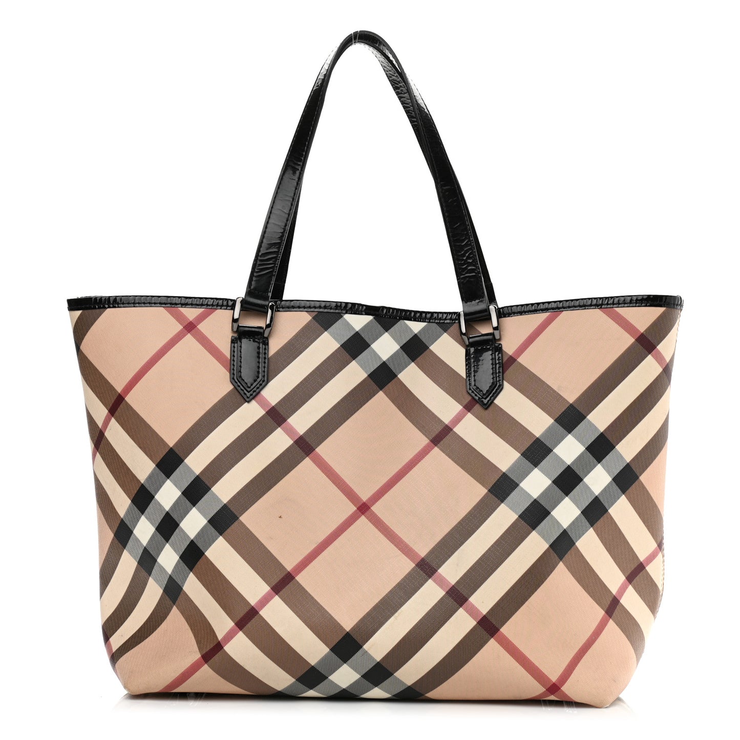 Nova Check Large Nickie Tote Black