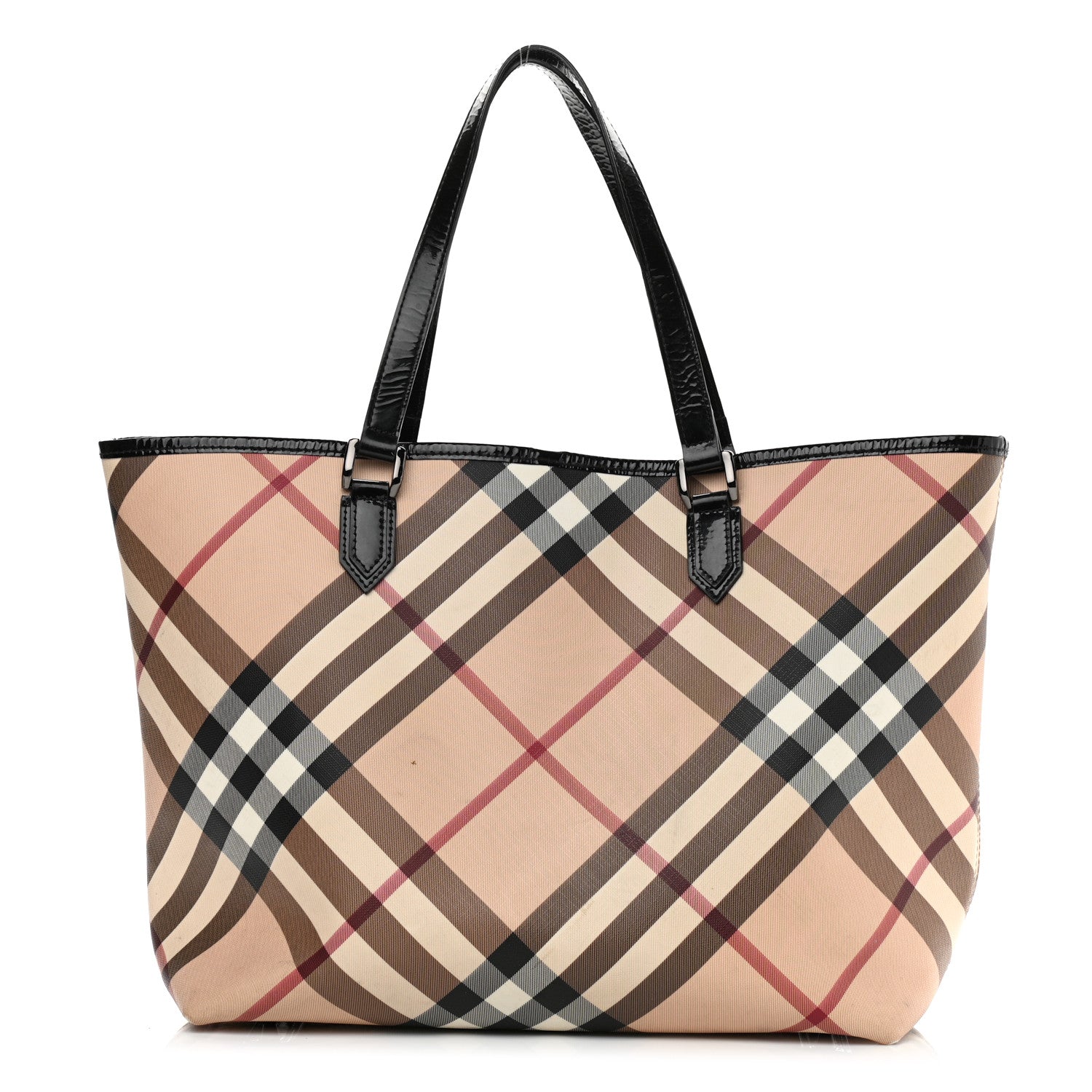 Burberry Nova Check Large Nickie Tote Black 3 of 17