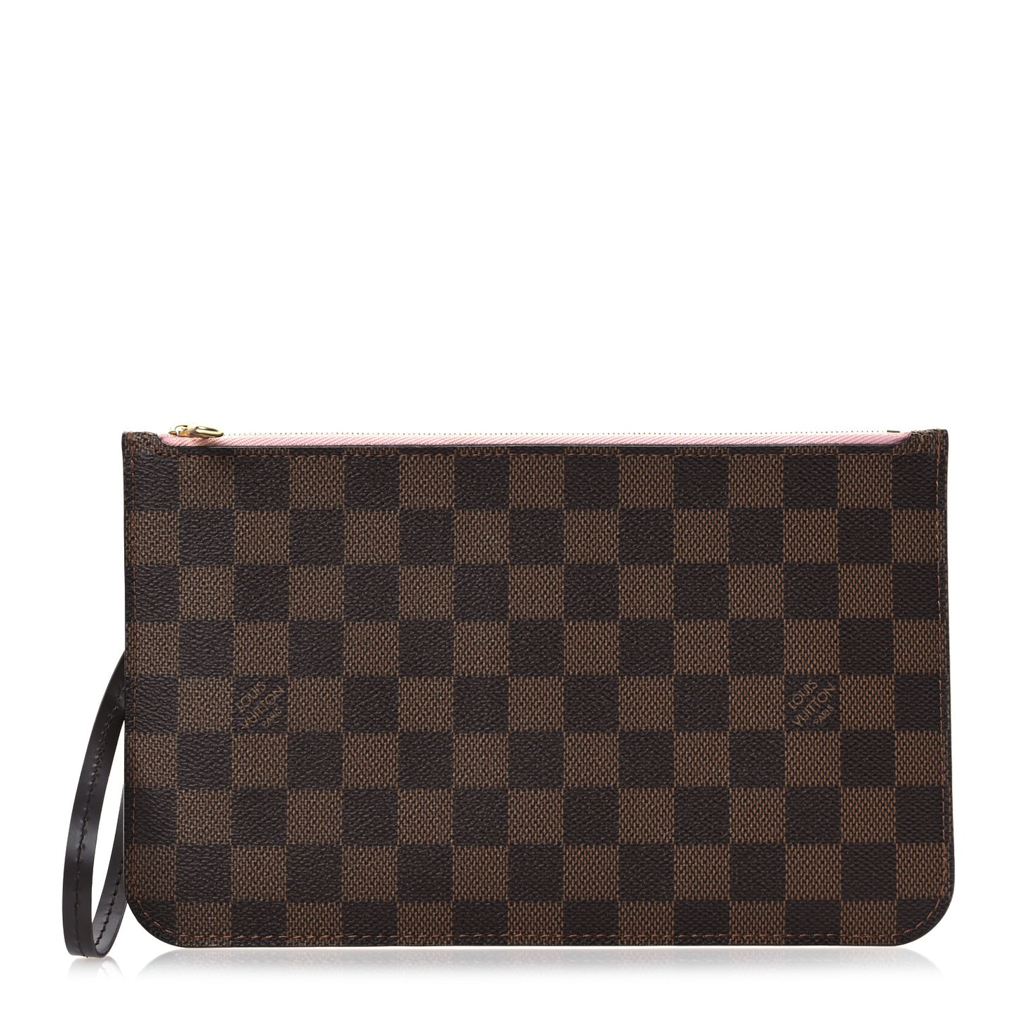 Damier Ebene Neverfull MM GM Pochette Rose Ballerine
