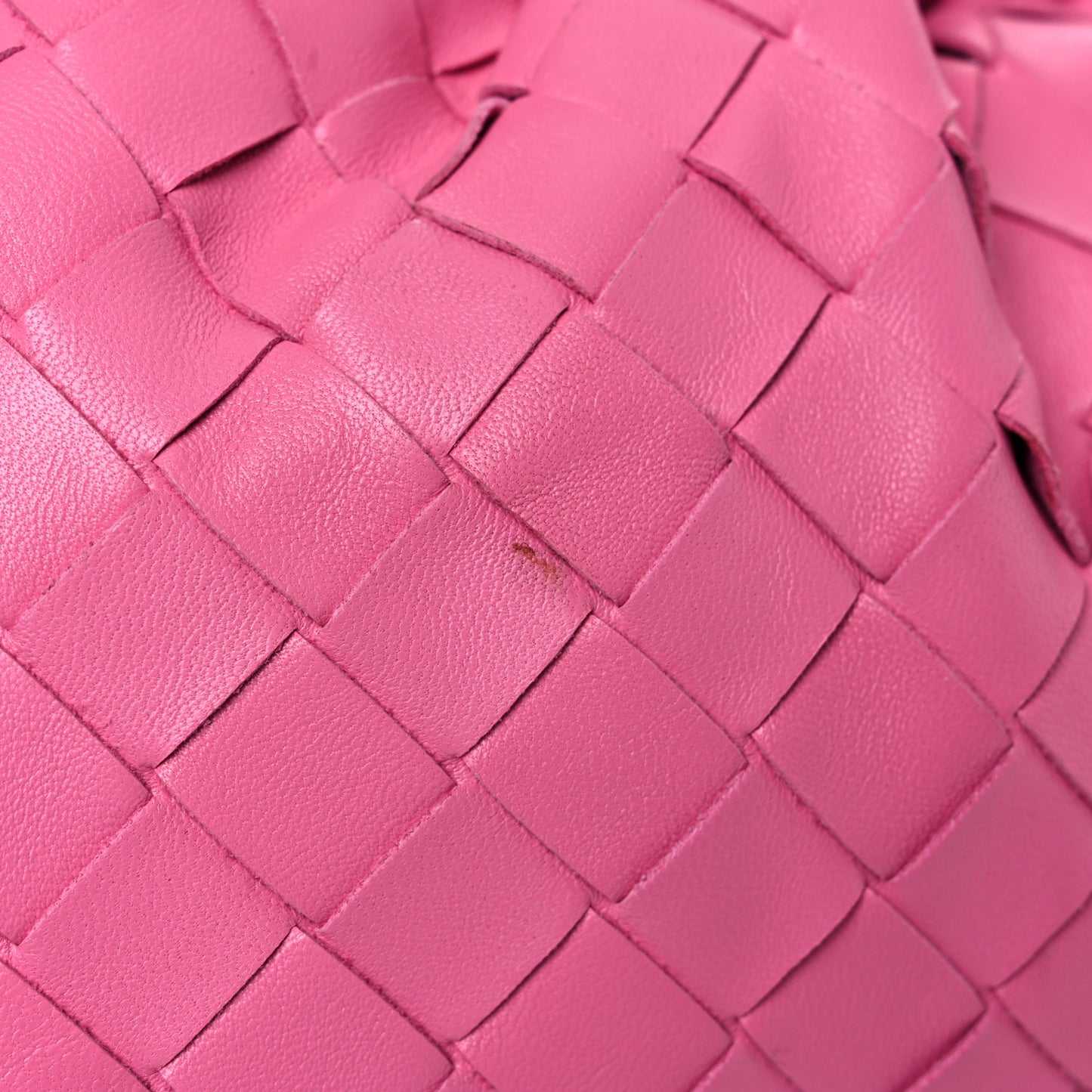 Nappa Maxi Intrecciato The Pouch Oversized Clutch Pink
