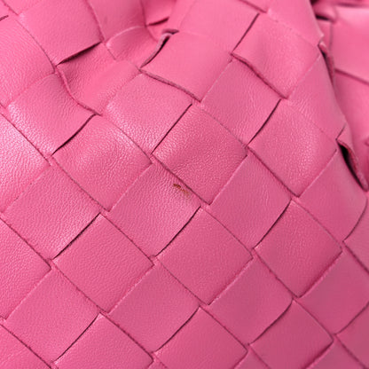 Bottega Veneta Nappa Maxi Intrecciato The Pouch Oversized Clutch Pink 14 of 15