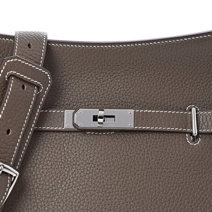 Hermes Taurillon Clemence Jypsiere 28 Etoupe 9 of 11