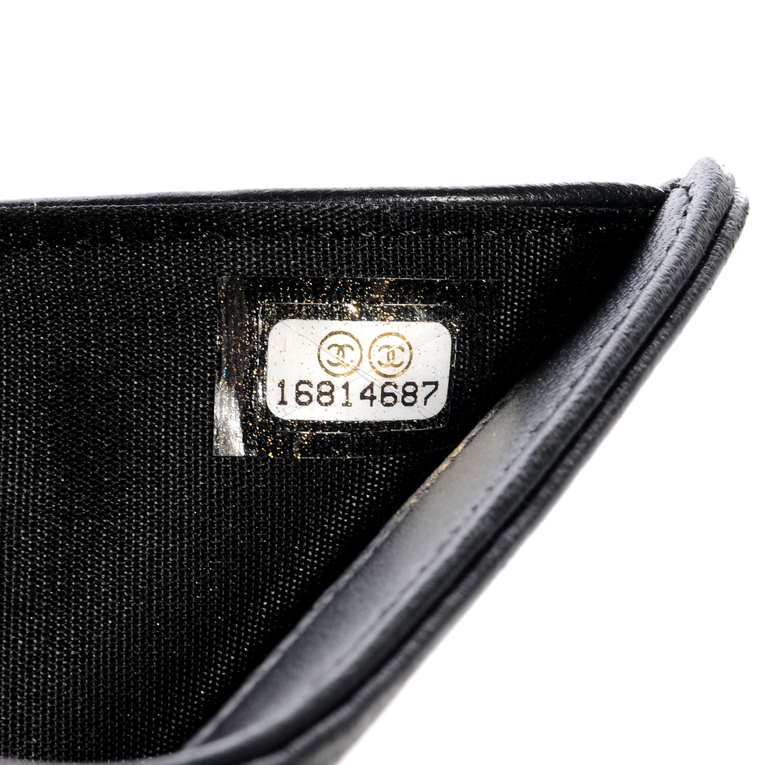 Chanel Lambskin Compact Boy Wallet Black 7 of 7