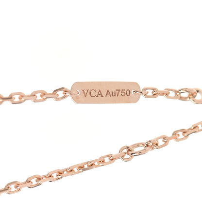 Van Cleef & Arpels 18K Rose Gold Carnelian Onyx Lucky Spring Open Wing Lady Bug Bracelet 3 of 6