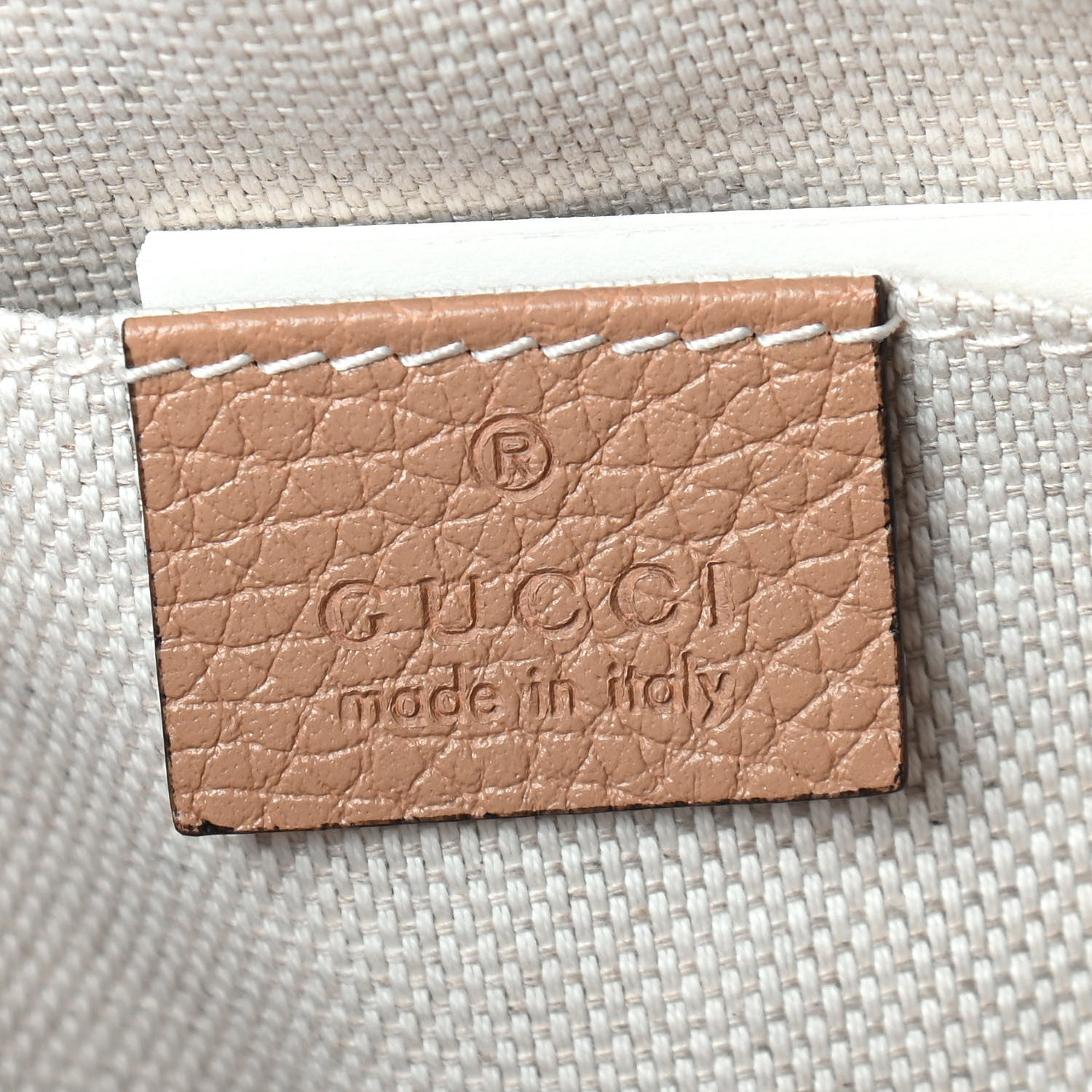 Gucci Pebbled Calfskin Small Soho Disco Bag Rose Beige 6 of 9