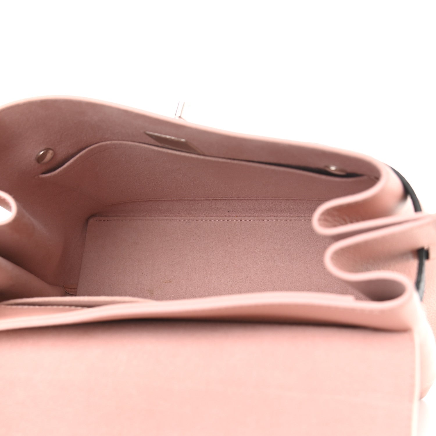 Louis Vuitton Soft Calfskin Lockme Ever Rose Ballet White Maito Black 5 of 9