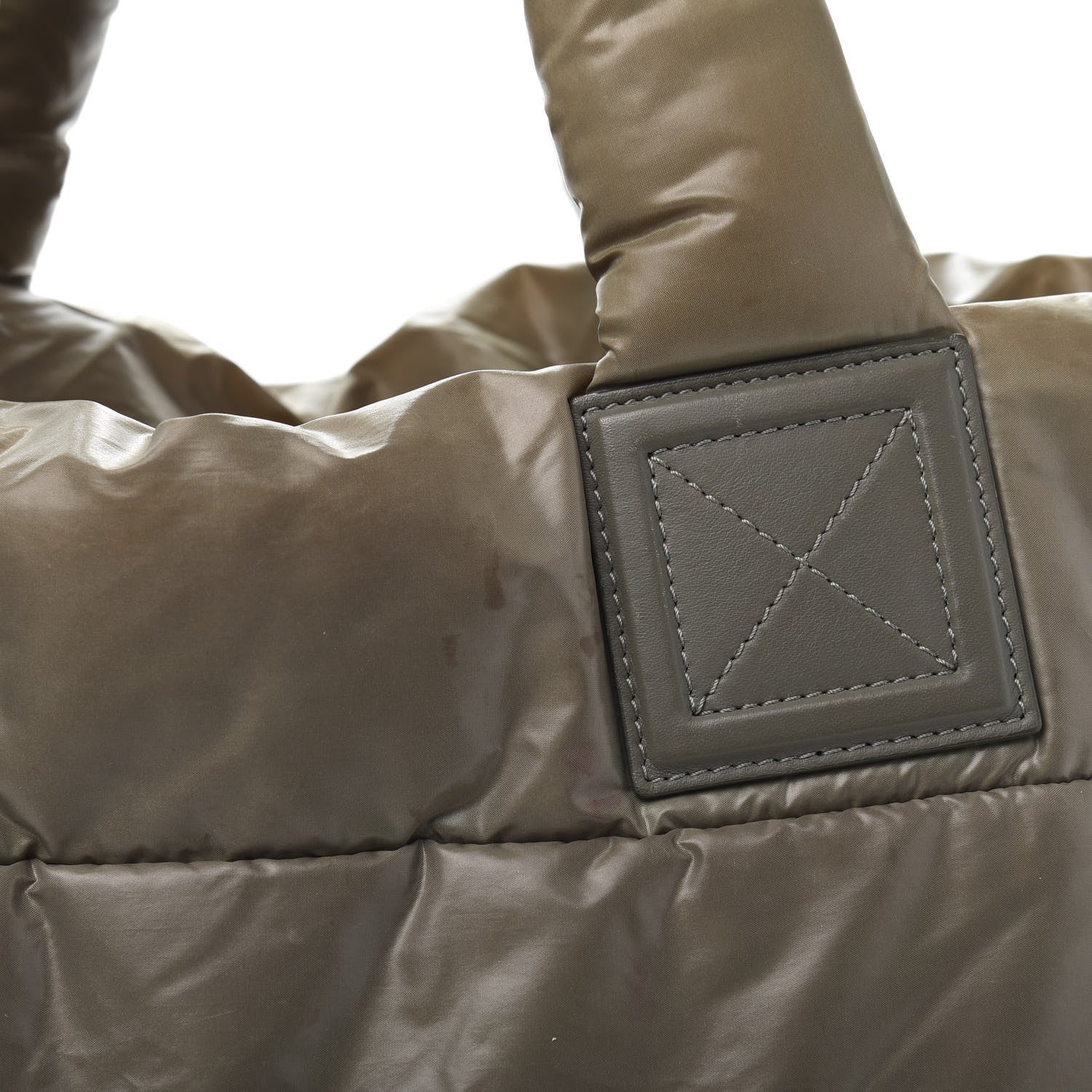 Chanel Nylon Quilted Small Coco Cocoon Reversible Tote Gray 8 of 19