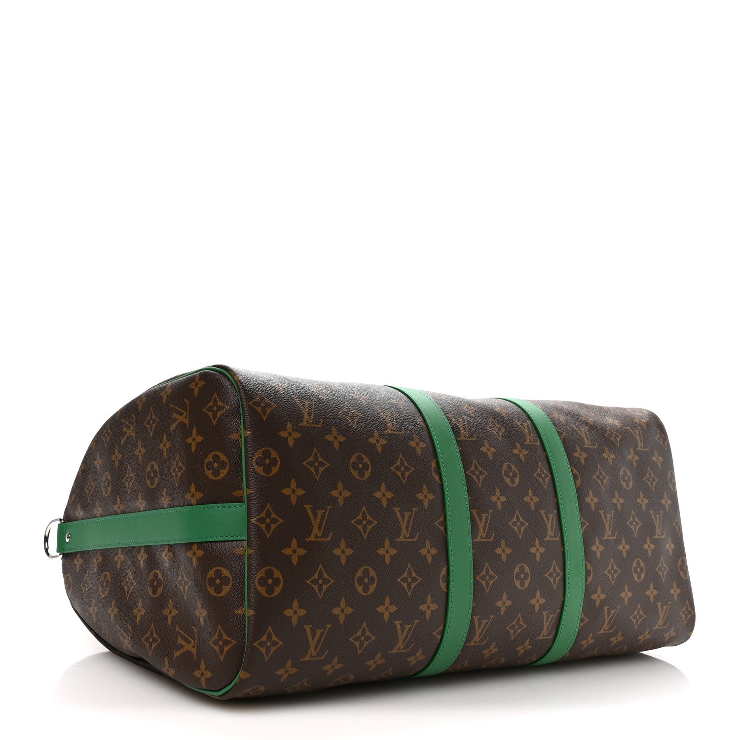 Louis Vuitton Monogram Macassar LV Colormania Keepall Bandouliere 50 Green 3 of 8
