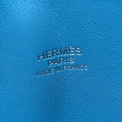 Hermes Taurillon Clemence Bolide 31 Bleu Zanzibar 6 of 10