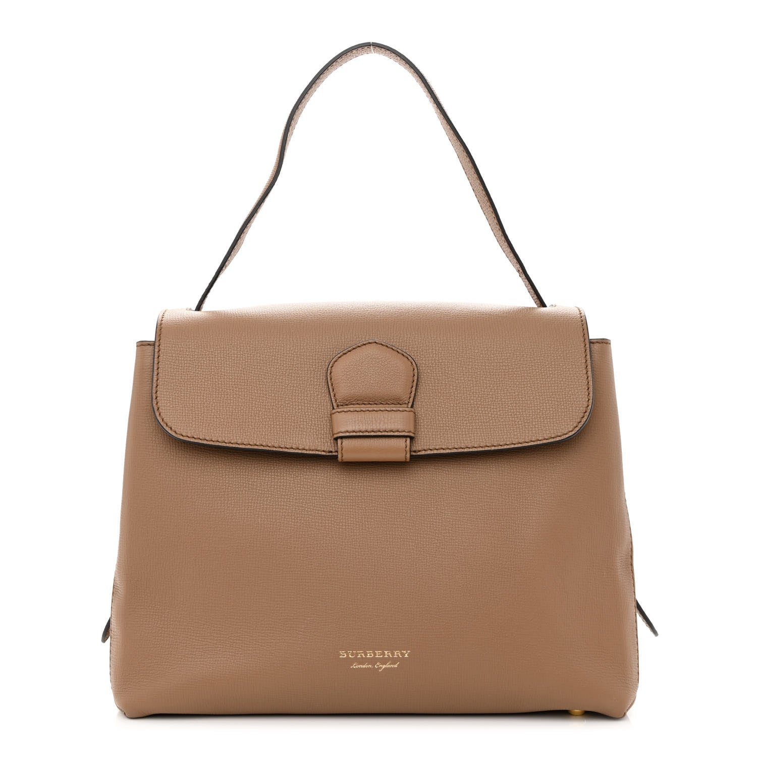 Burberry Derby Calfskin House Check Medium Camberley Dark Sand 1 of 12