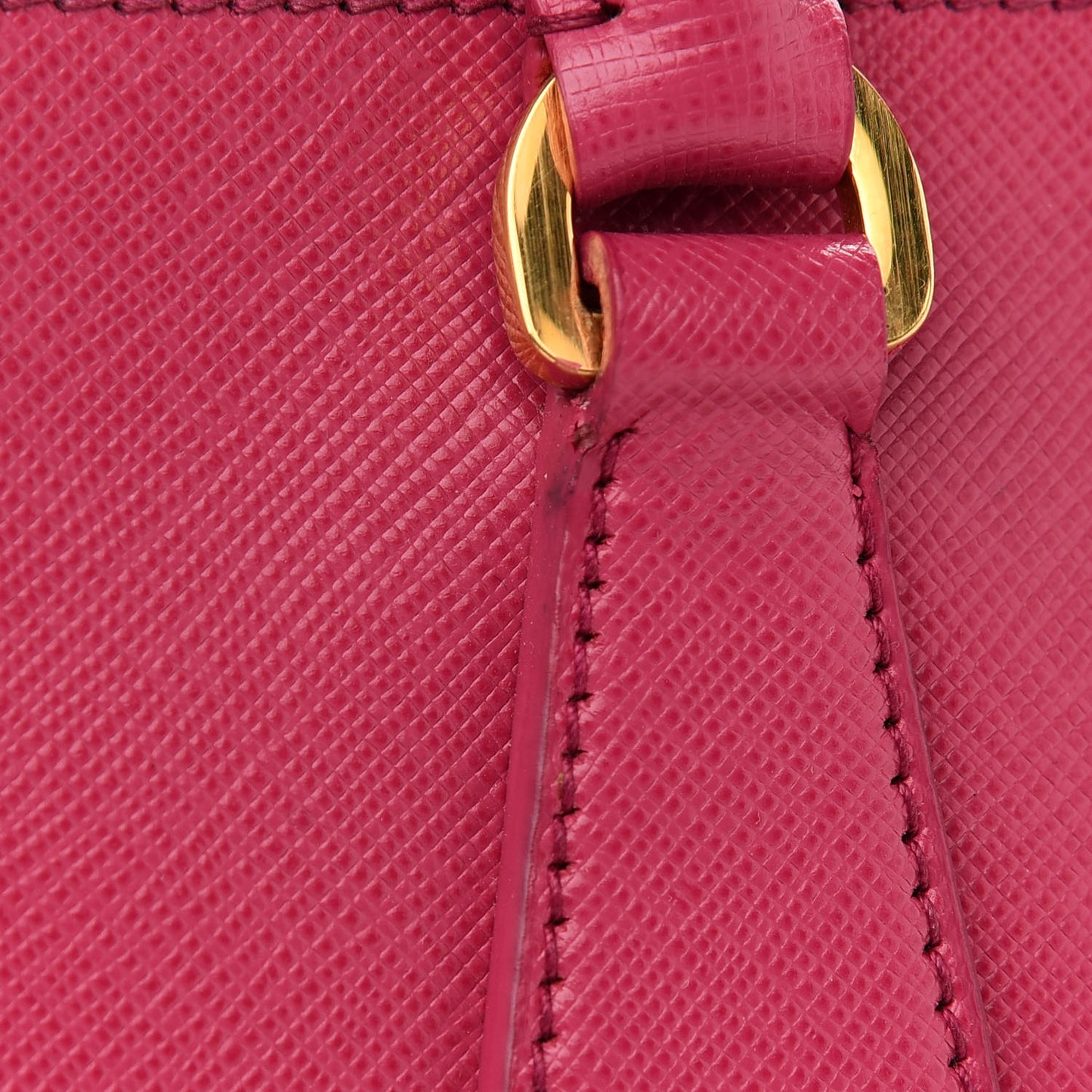 Saffiano Medium Galleria Double Zip Tote Fuxia