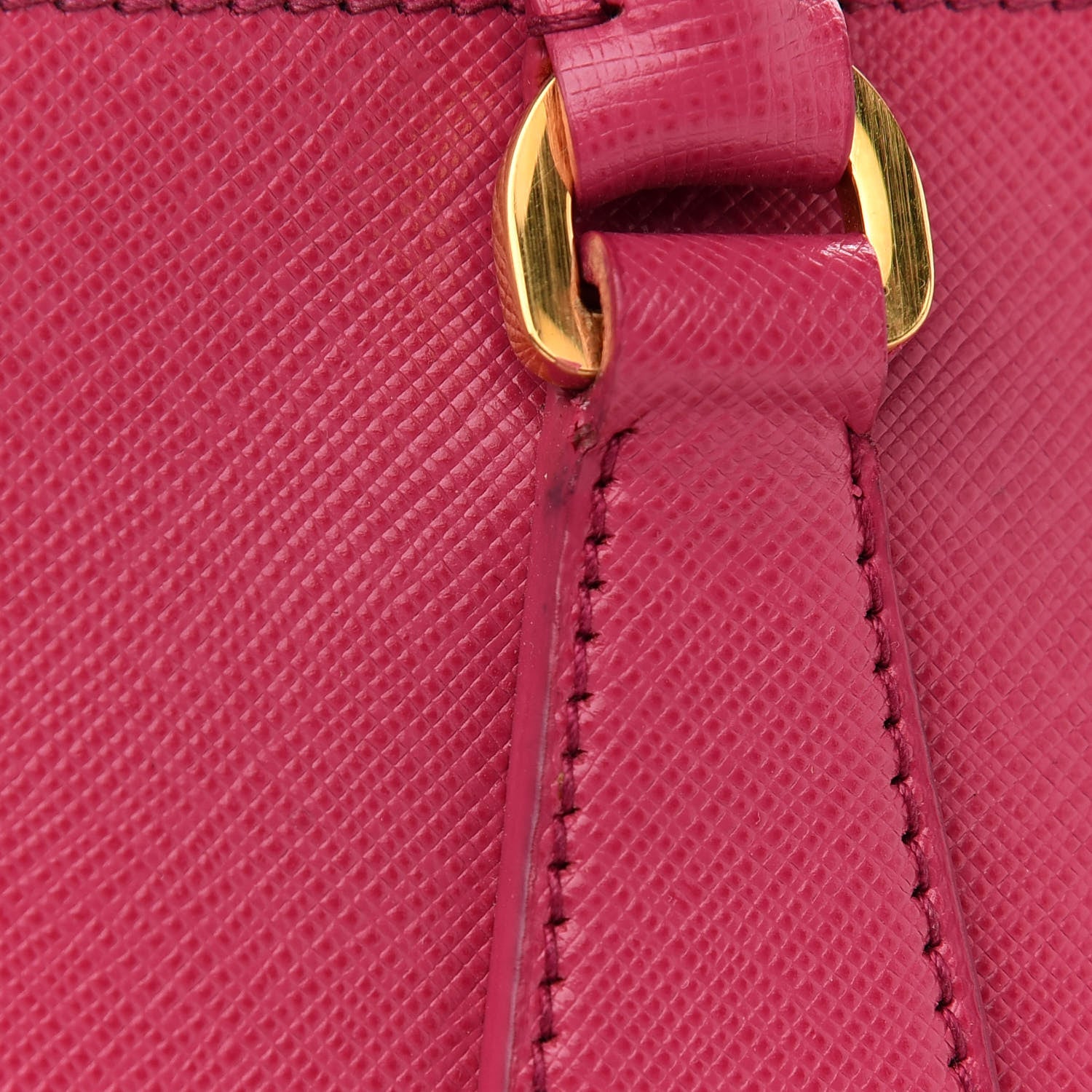 Prada Saffiano Medium Galleria Double Zip Tote Fuxia 8 of 10