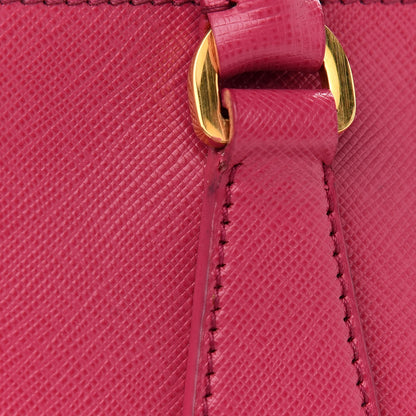 Prada Saffiano Medium Galleria Double Zip Tote Fuxia 8 of 10