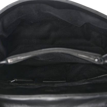 Saint Laurent Calfskin Y Quilted Monogram Monochrome Medium Loulou Chain Satchel Black 5 of 12