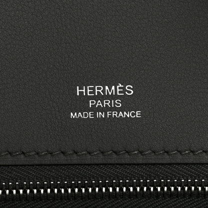 Hermes Veau Doblis Swift Grizzly Birkin 25 Vert Mangrove 5 of 10
