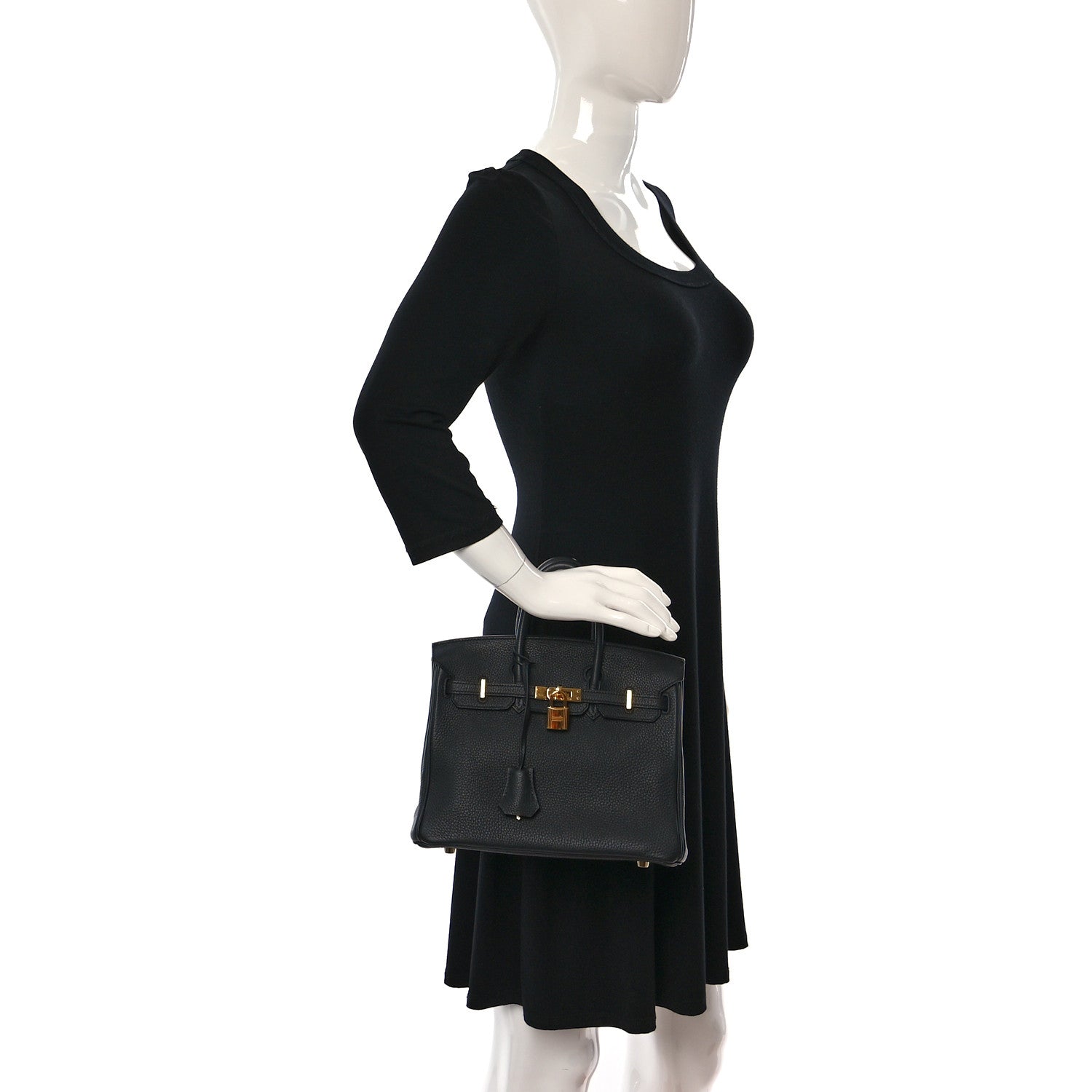 Hermes Togo Birkin 25 Plomb 2 of 17