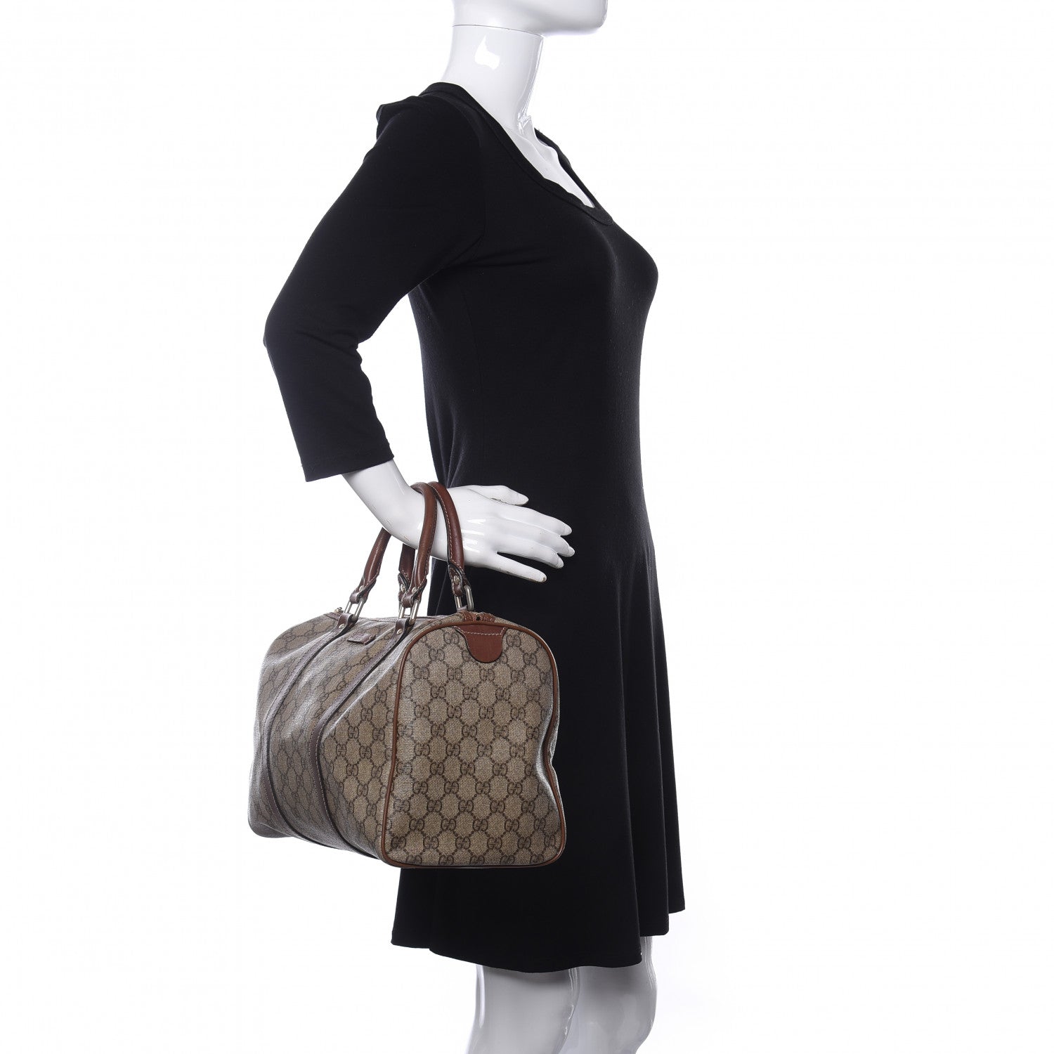 Gucci GG Plus Monogram Medium Joy Boston Brown 2 of 11