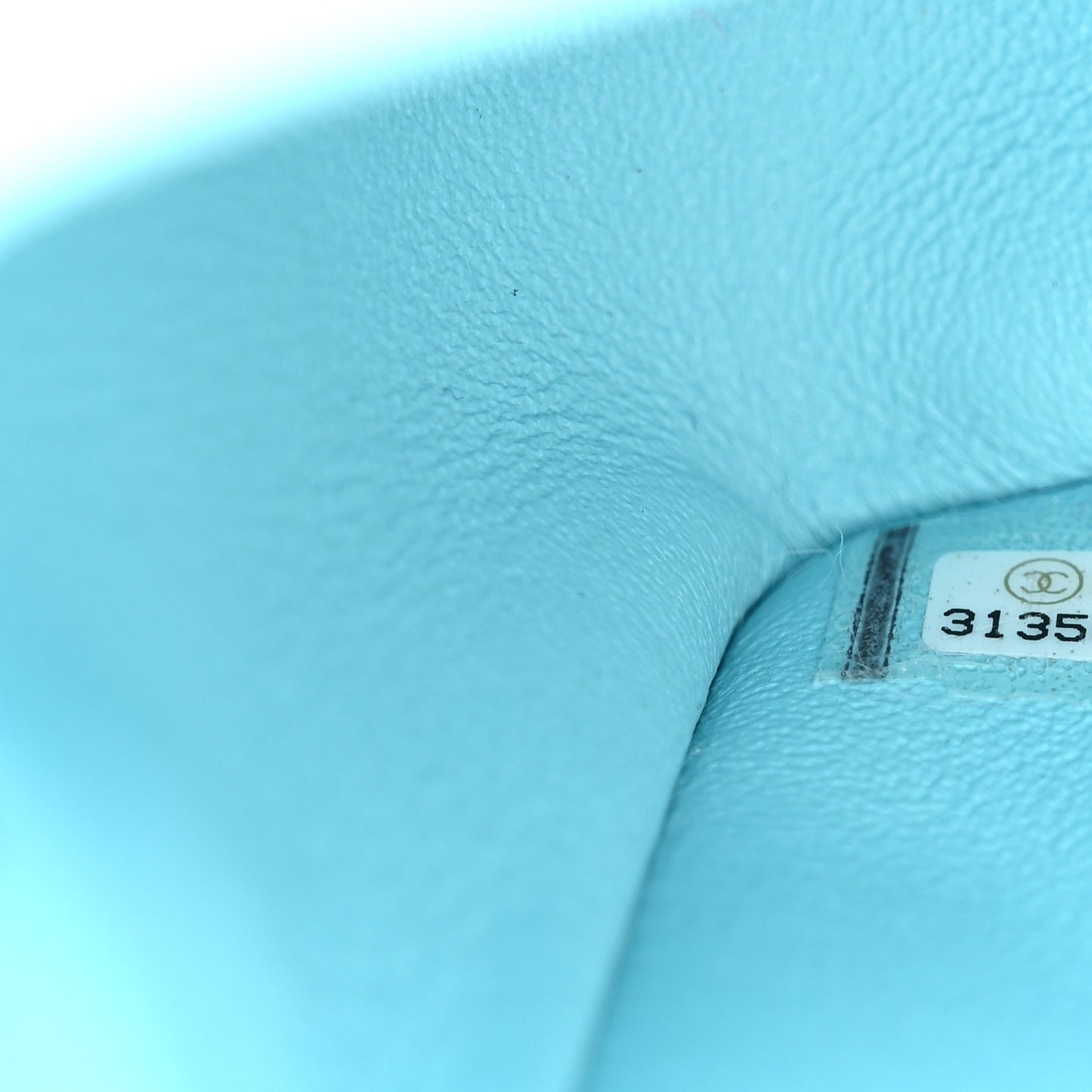 Lambskin Quilted Mini Rectangular Flap Neon Blue