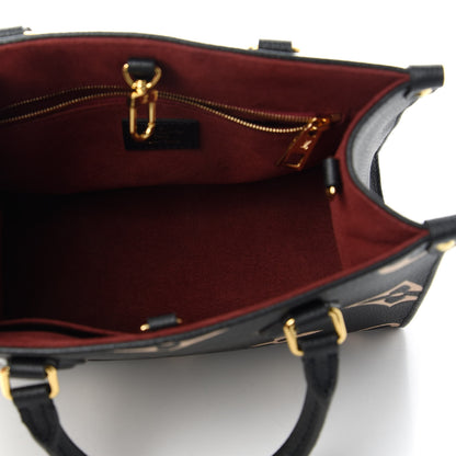 Louis Vuitton Empreinte Monogram Giant Onthego PM Black Beige 5 of 11