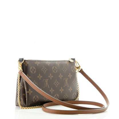 Louis Vuitton Monogram Pallas Clutch Black 3 of 8