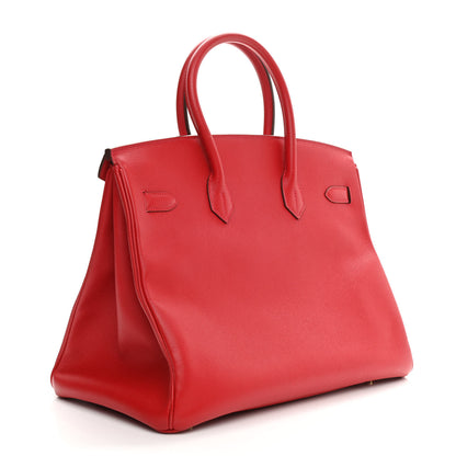 Hermes Epsom Birkin 35 Rouge Casaque 3 of 10