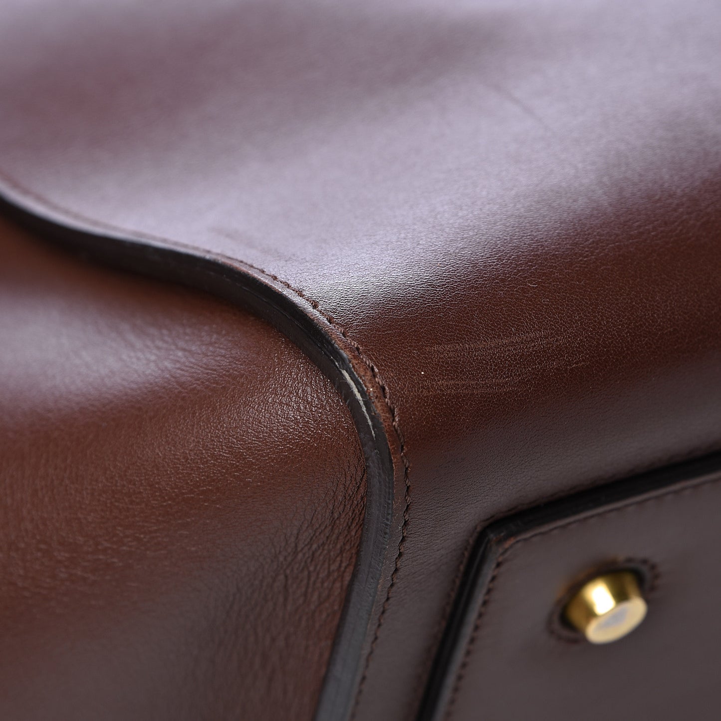 Natural Calfskin Small Tie Knot Tote Acajou