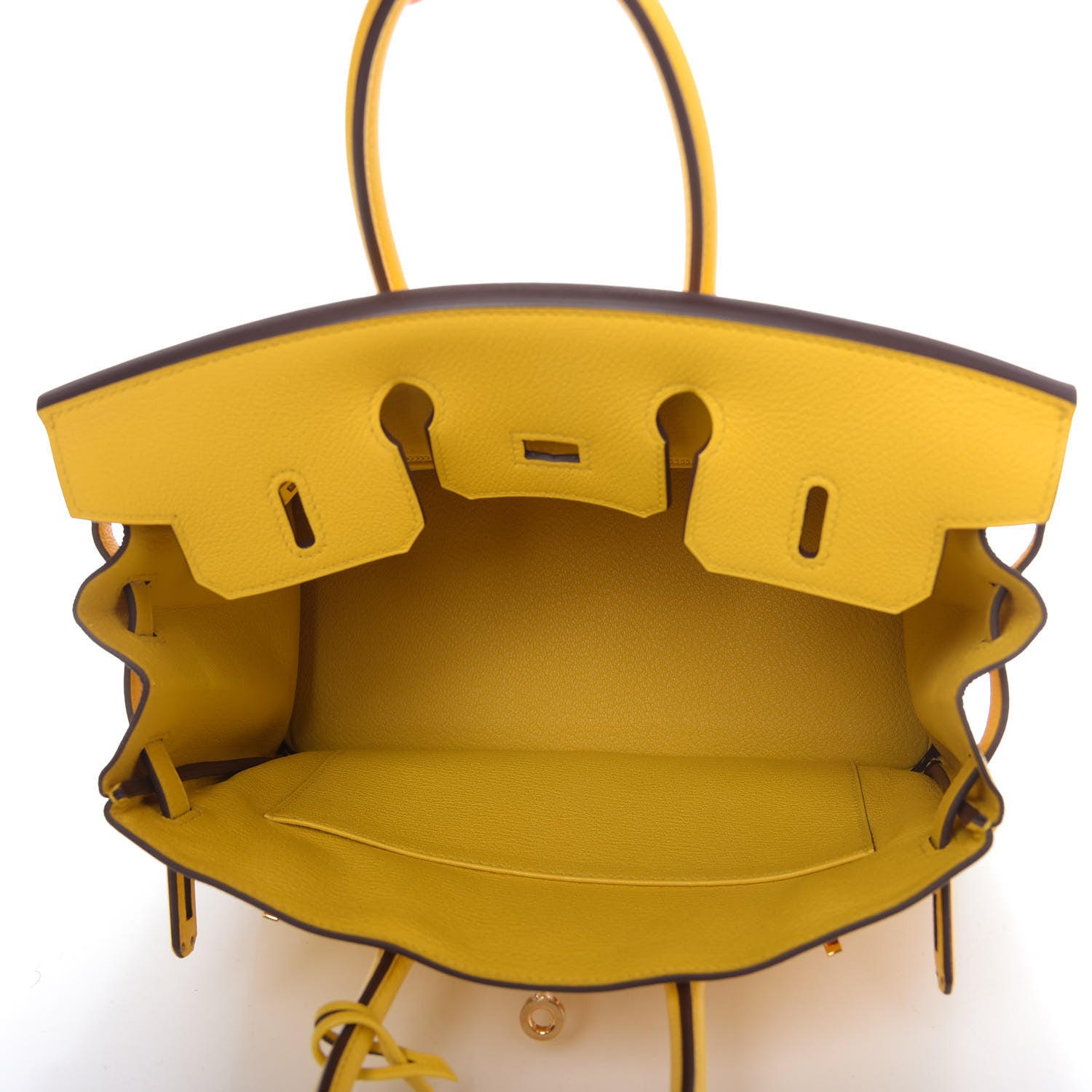 Hermes Taurillon Novillo Birkin 25 Jaune De Naples 5 of 10