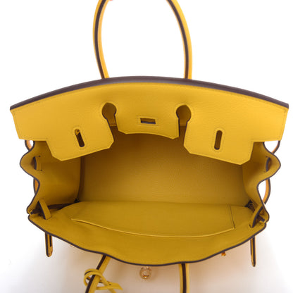 Hermes Taurillon Novillo Birkin 25 Jaune De Naples 5 of 10