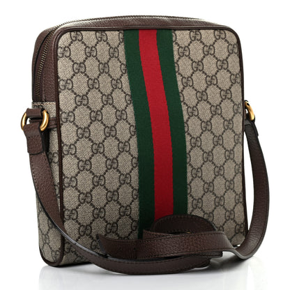Gucci GG Supreme Monogram Web Small Ophidia Messenger Bag Brown 2 of 4