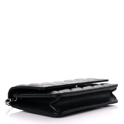 Chanel Caviar Quilted Wallet On Chain WOC Black 4 of 11