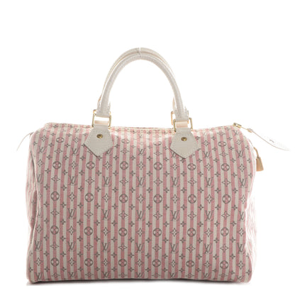 Louis Vuitton Mini Lin Croisette Speedy 30 Rouge 1 of 8