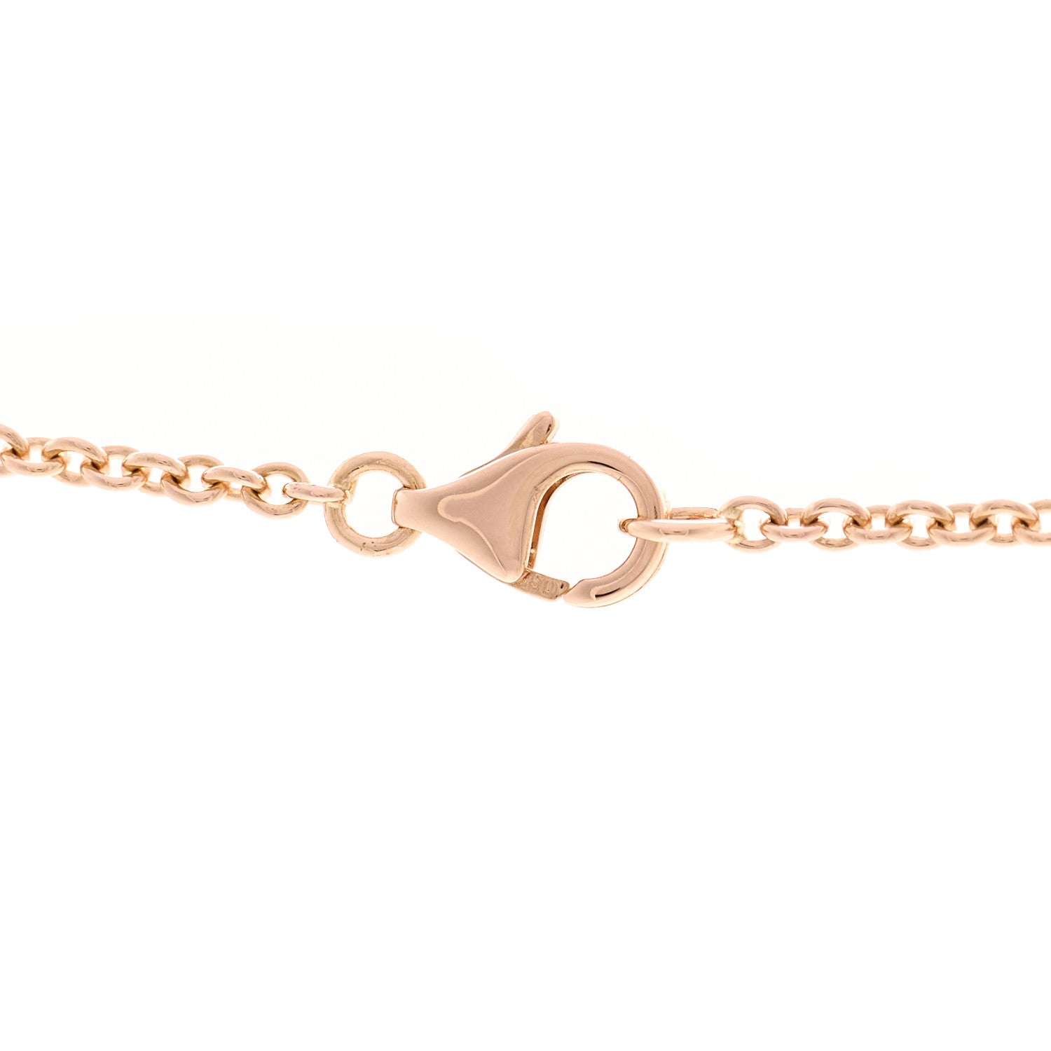 Cartier 18K Pink Gold Interlocking LOVE Necklace 4 of 5