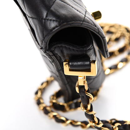 Chanel Lambskin Quilted Phone Holder Black 11 of 11