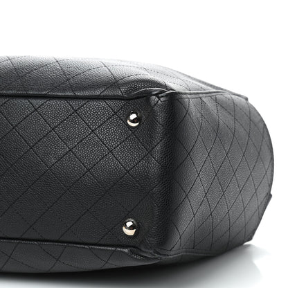 Chanel Grained Calfskin CC Pocket Tote Black 8 of 10