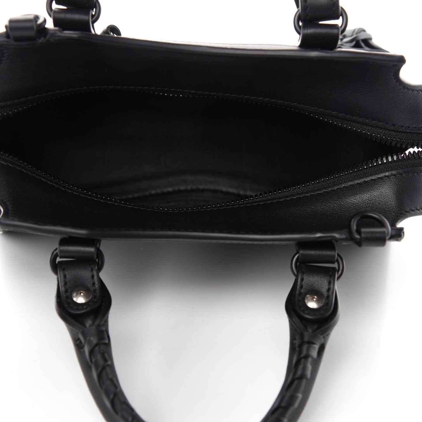 Smooth Calfskin Neo Classic Black Hardware Mini City Black