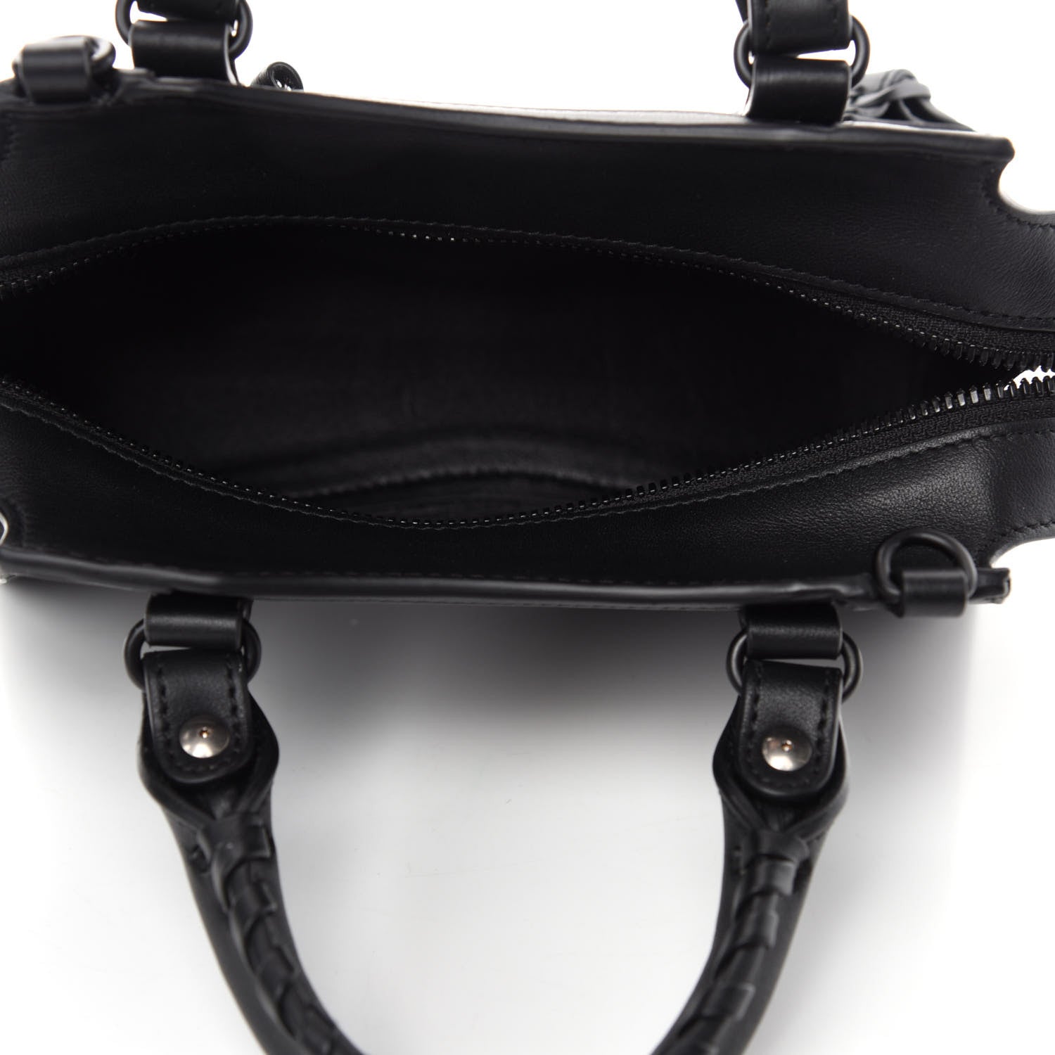 Balenciaga Smooth Calfskin Neo Classic Black Hardware Mini City Black 5 of 11