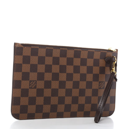 Louis Vuitton Damier Ebene Neverfull MM GM Pochette 3 of 10