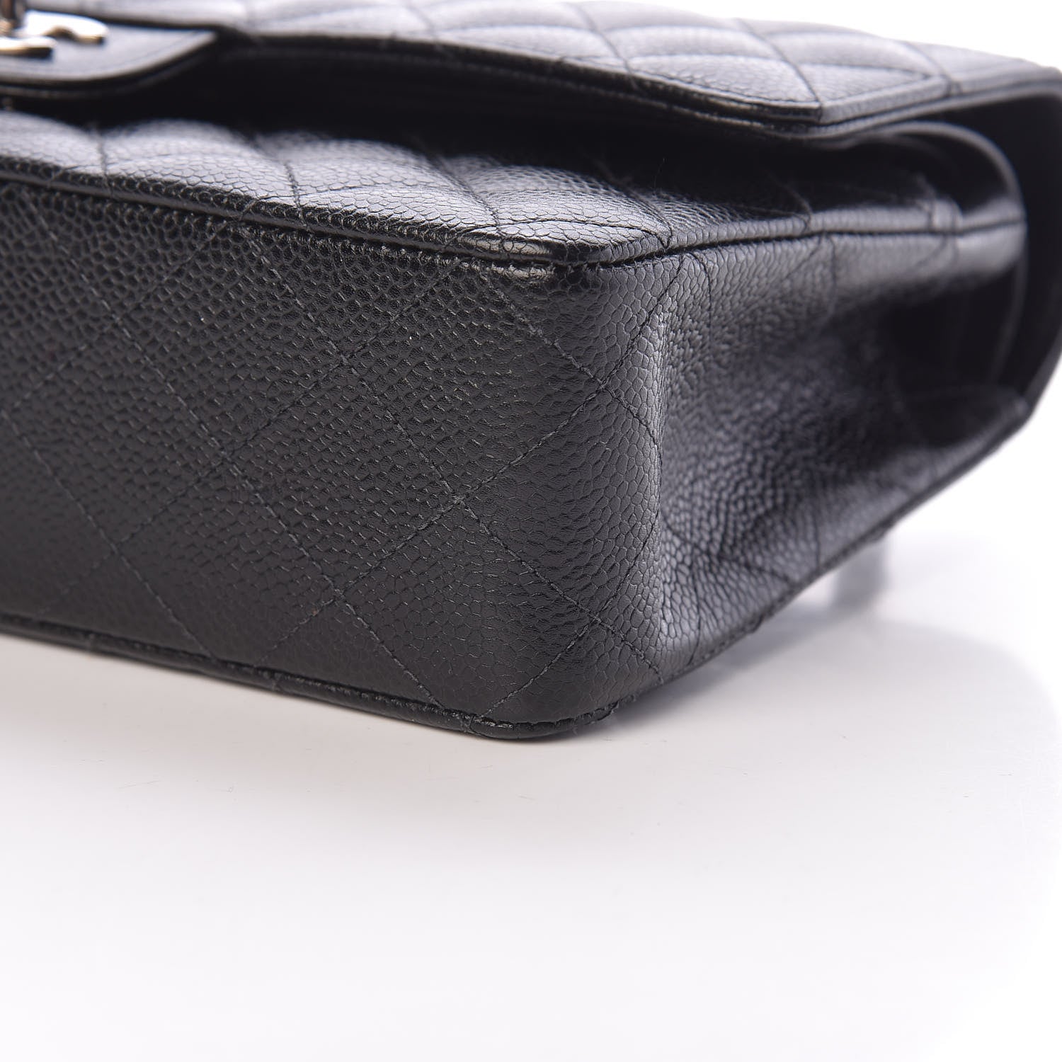 Chanel Caviar Quilted Medium Double Flap Black 7 of 12