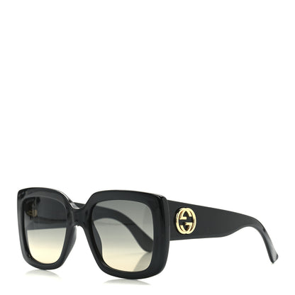 Gucci Acetate Square Frame Sunglasses GG0141S Black 1 of 8