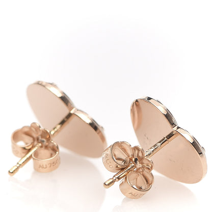 Tiffany 18K Rose Gold Return To Love Heart Earrings 3 of 5