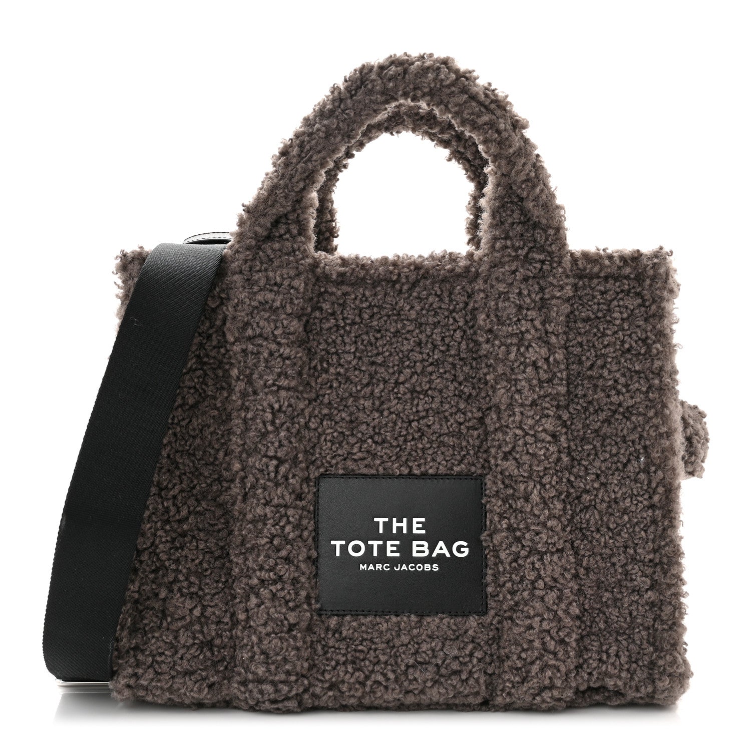 Marc Jacobs Polyester Cotton The Teddy Traveler Tote Bag Grey 1 of 9