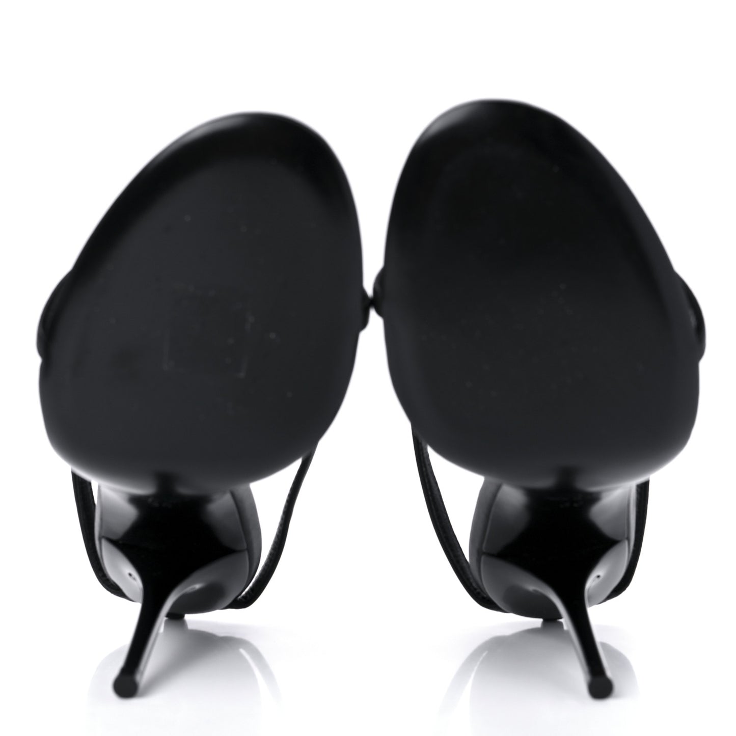 Sheepskin Cassandra Bamboo Logo 110 Ankle Strap Sandals 36 Black