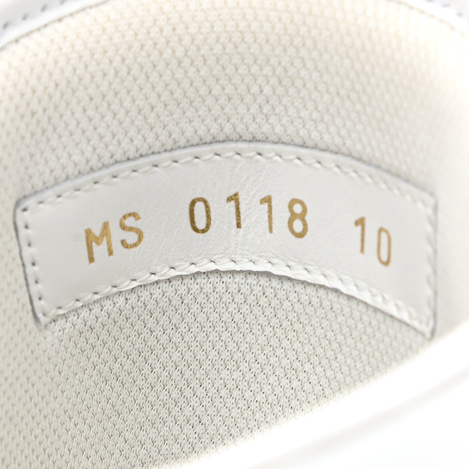 Louis Vuitton Calfskin Monogram Denim Rivoli High Top Sneakers 10 White 8 of 13