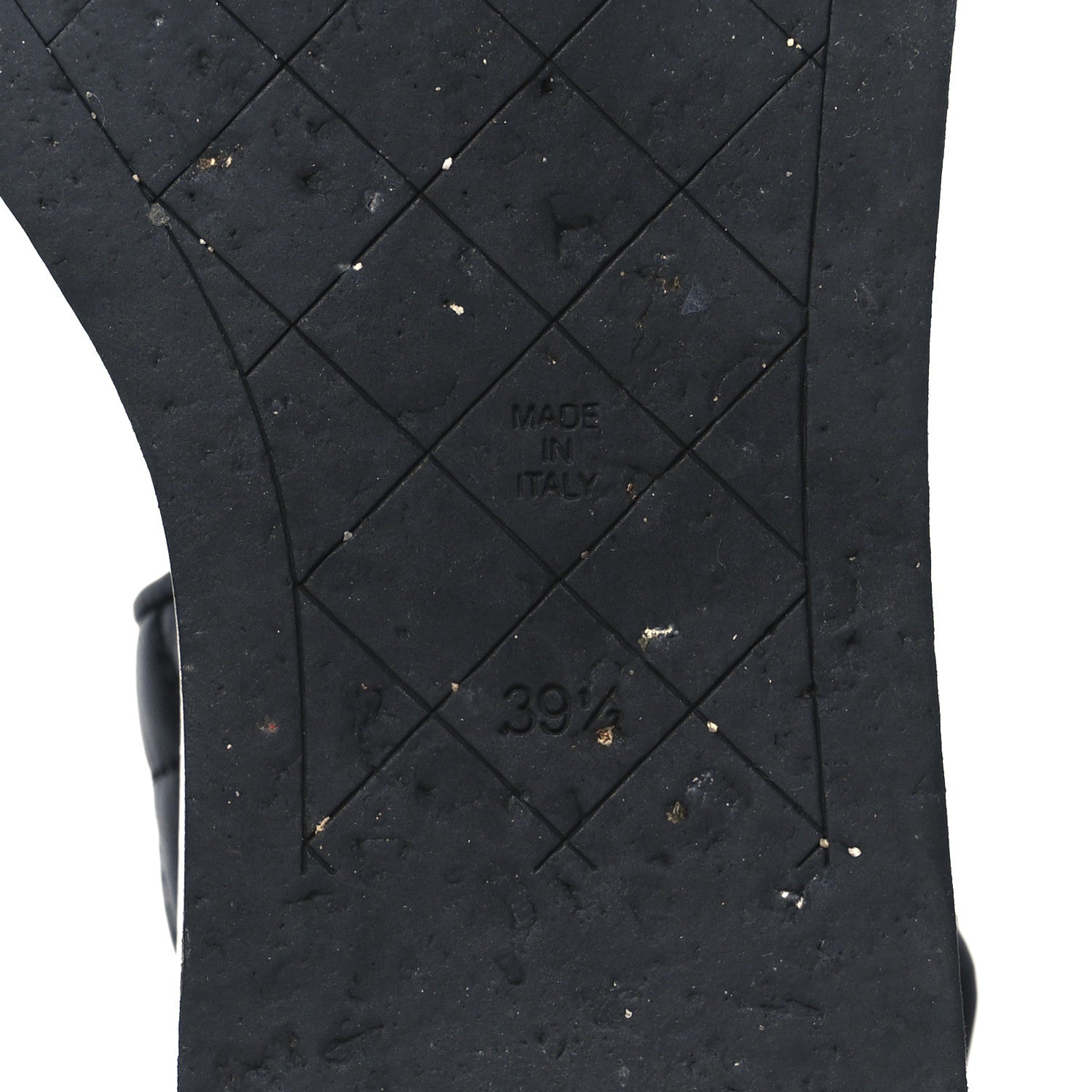 Chanel Lambskin Quilted CC Platform Sandals 39.5 Black 8 of 9