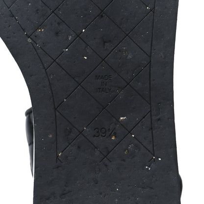 Chanel Lambskin Quilted CC Platform Sandals 39.5 Black 8 of 9