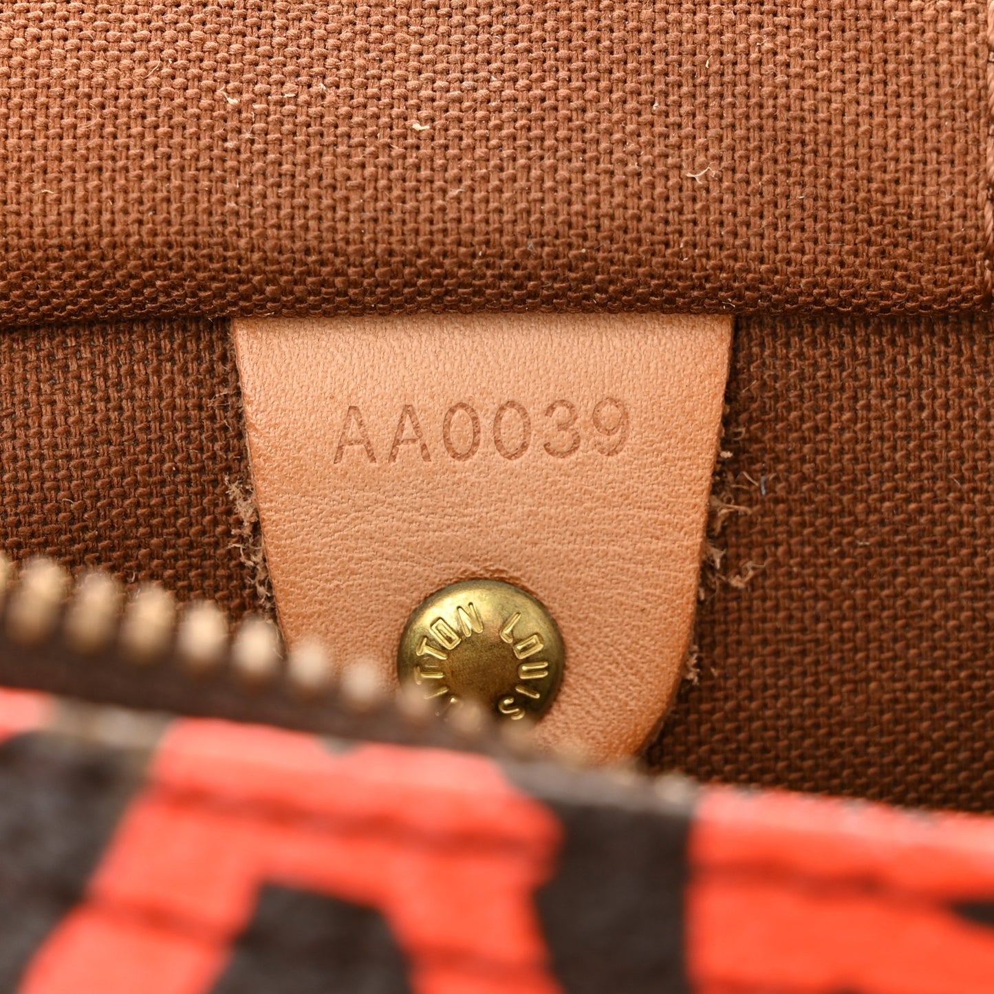 Monogram Graffiti Speedy 30 Orange